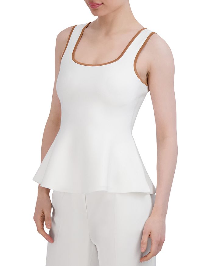 White Sleeveless Top - Bloomingdale's