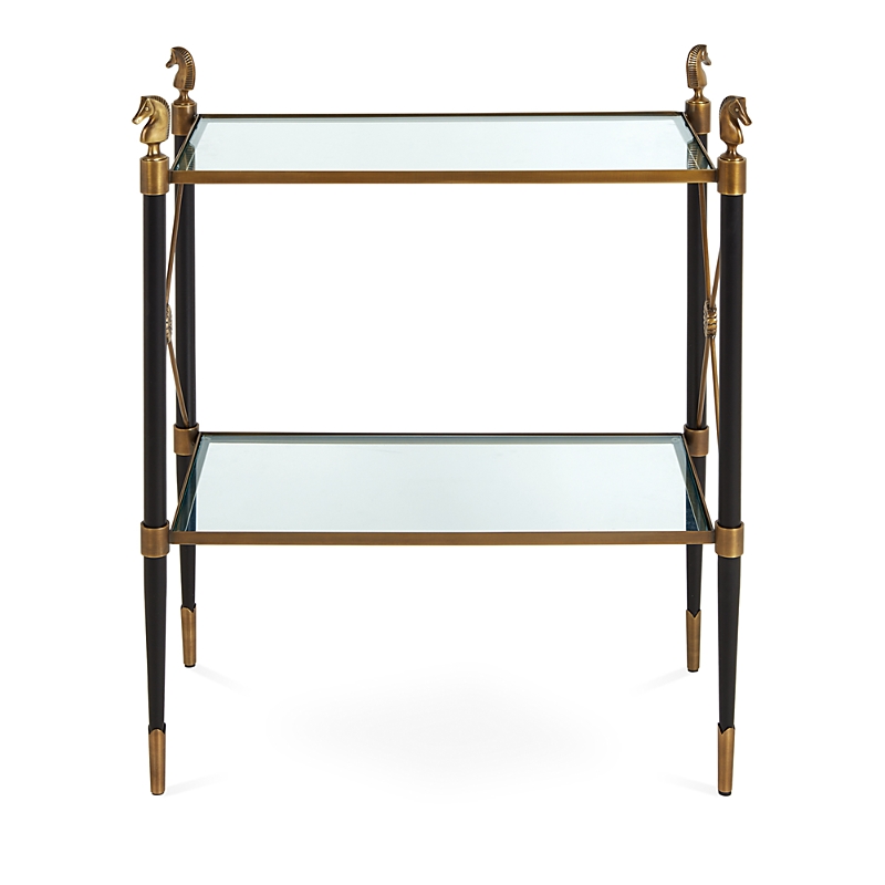Jonathan Adler Rider Two-tier Side Table In Multi