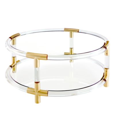 Jacques Round Acrylic Cocktail Table