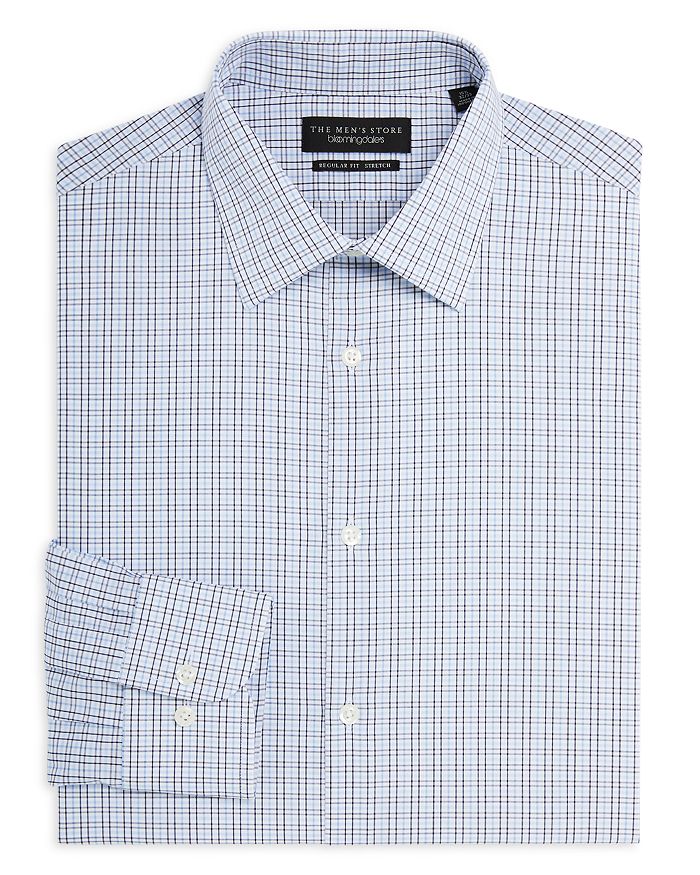 The Men's Store at Bloomingdale's Regular Fit Stretch Dress Shirt Bloomingdale's