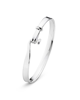 Men's Sterling Silver Torun Bangle Bracelet