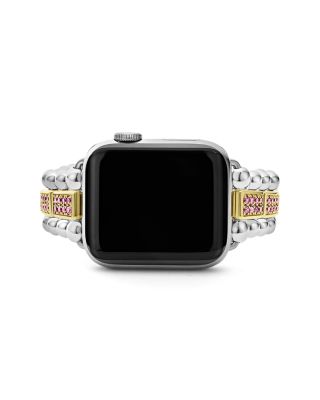 Smart Caviar Sterling Silver & 18K Gold Apple™ Watch Bracelet, 38-45mm