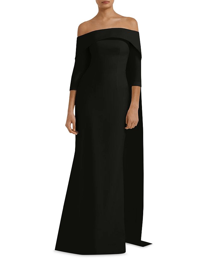 Safiyaa Strapless Crepe Gown | Bloomingdale's