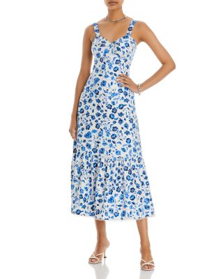 T Tahari Strappy Printed Maxi Dress | Bloomingdale's