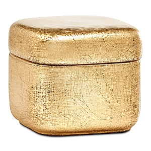 Labrazel Ava Gold Tone Canister In Gold Leaf