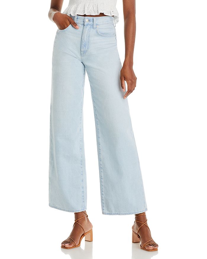 Madewell Icy Super Wide Leg Jeans in Lafontaine | Bloomingdale's
