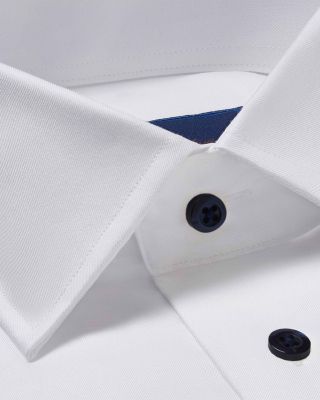Trim Fit Super Fine Twill Dress Shirt