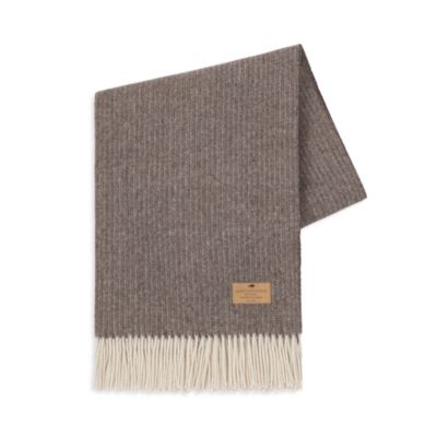 Lands Downunder - Pinstripe Lambswool Cashmere Throw