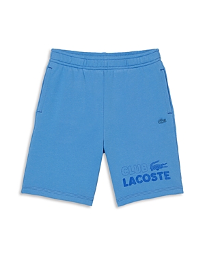 Lacoste Boys' Organic Cotton Fleece Logo Shorts - Big Kid