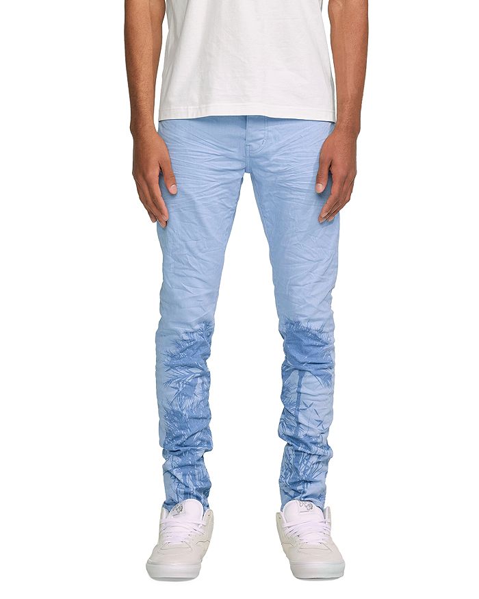 Purple Brand Men's Monogram Slim-Fit Jeans - White - Size 29