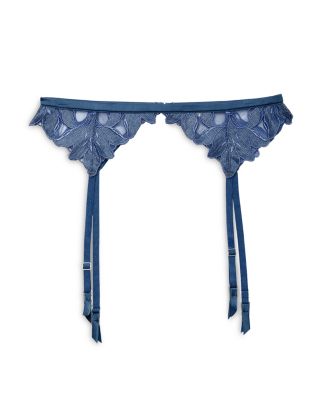 Lily Embroidered Garter Belt