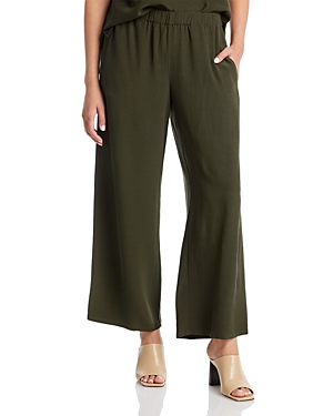 EILEEN FISHER WIDE LEG ANKLE PANTS