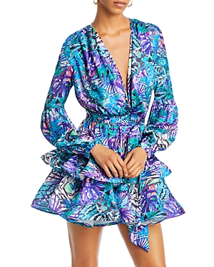 Bronx And Banco Bedouin Floral Print Fit & Flare Mini Dress