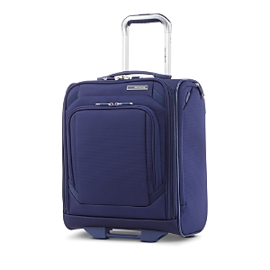 Samsonite Ascentra 2 Wheel Under Seat Carry On Suitcase In Iris Blue