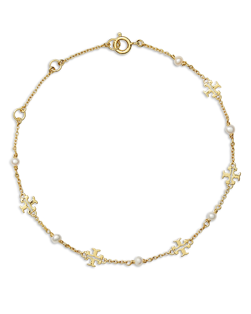 Tory Burch Kira Perlenarmband In Gold/white