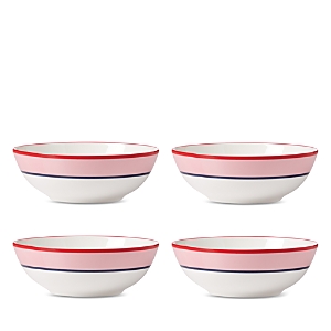Shop Kate Spade New York Make It Pop All-purpose Bowls, Set Of 4 In Pink