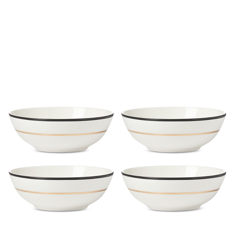Kate Spade New York Set Of 4 Make It Pop White All-purpose Bowls In White