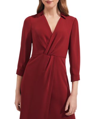 Hobbs London::ワンピース:UK6[RESALE] HOBBS London Cotton Blend Sheath Dress Bust 36