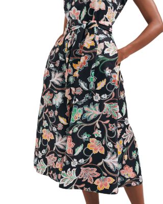 Emilie Cotton Floral Midi Dress