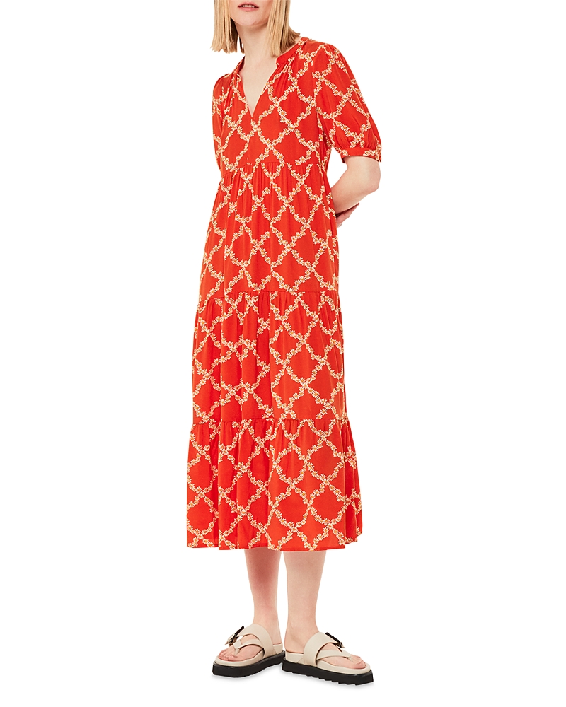Whistles Daisy Trellis Trapeze Dress