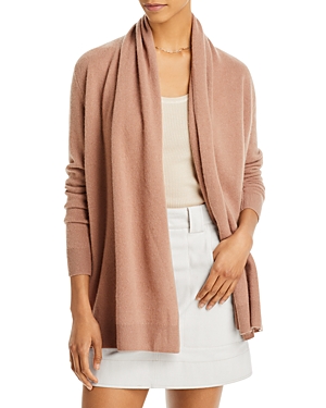 C By Bloomingdale's Cashmere Cashmere Open-front Cardigan - 100% Exclusive In Camel