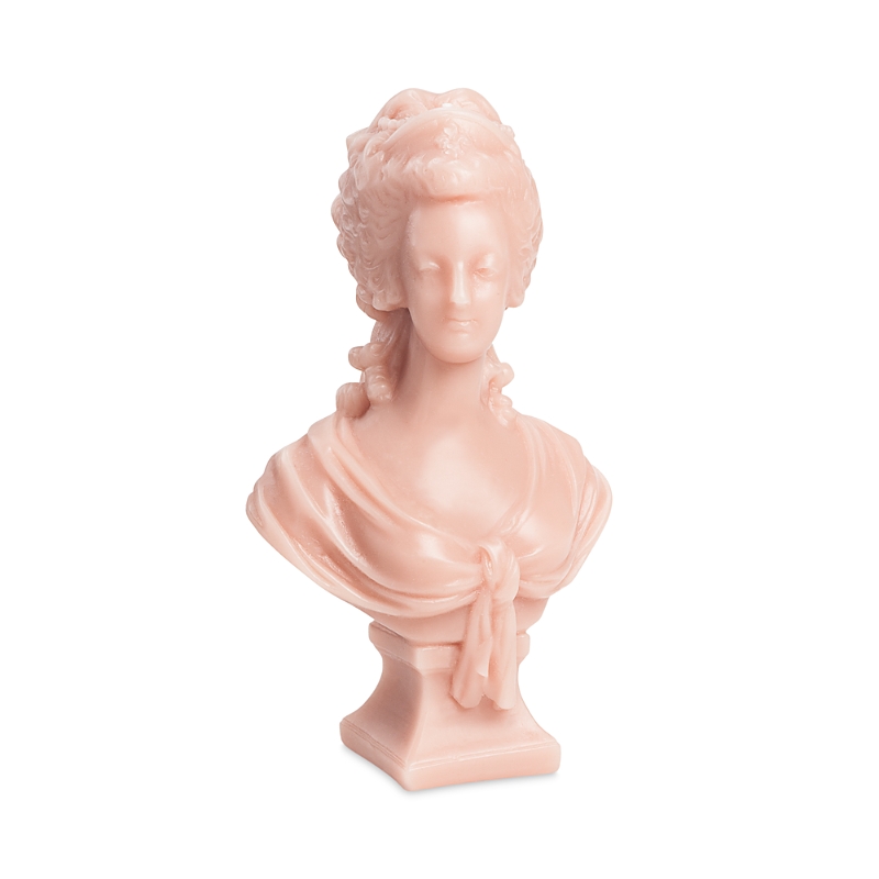 Trudon Bust Marie Antoinette Decorative Candle In Pink