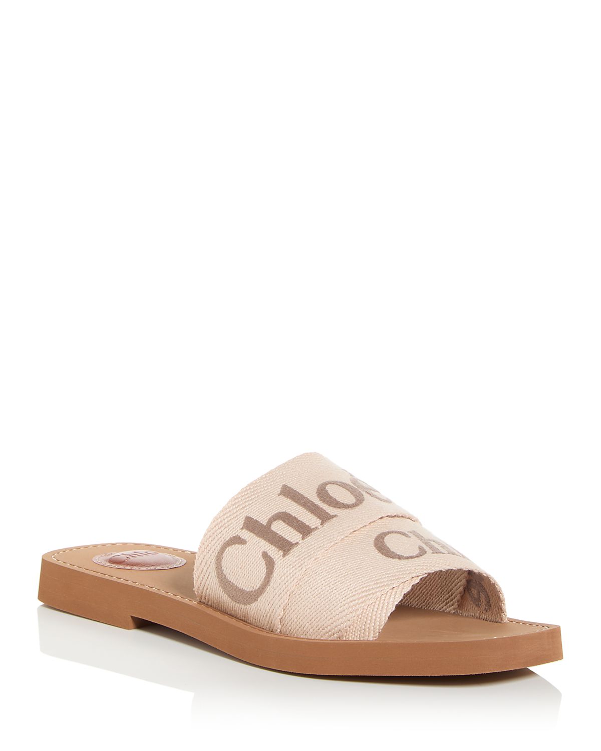 Chloe Women's Woody Logo Slide Sandals
