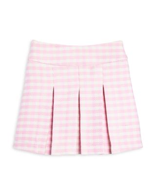 AQUA - Girls' Tweed Pleated Skirt