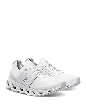 On Women's Cloudswift 3 Lace Up Running Sneakers In White/frost