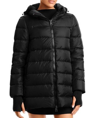 Hooded A-Line Puffer Coat