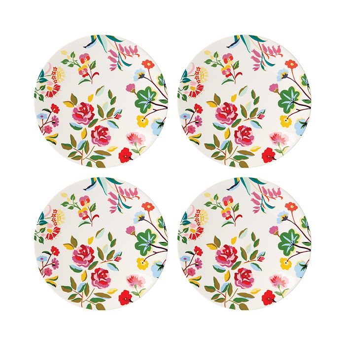 kate spade new york Garden Floral Accent Plates, Set of 4 Bloomingdale's