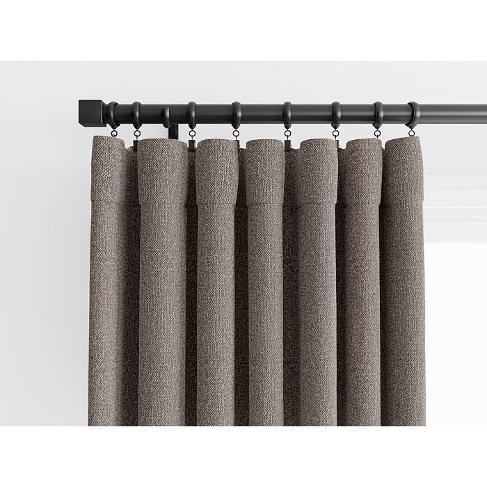Sunbrella Lucena Light Filtering 3-in-1 Single Curtain Panel, 50 X 96 In Mushroom