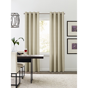 Sunbrella Marx Light Filtering Grommet Single Curtain Panel, 50 X 96 In Basalt