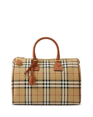 Burberry Check Medium Bowling Bag | Bloomingdale's