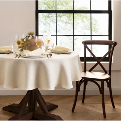 Laurel Solid Texture Water and Stain Resistant Table Linen Collection