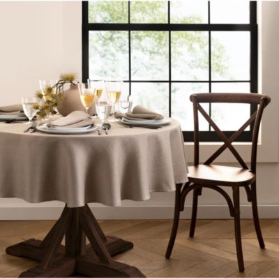 Laurel Solid Texture Water and Stain Resistant Table Linen Collection