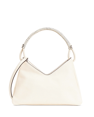 Shop Staud Valerie Shoulder Bag In Cream/gold