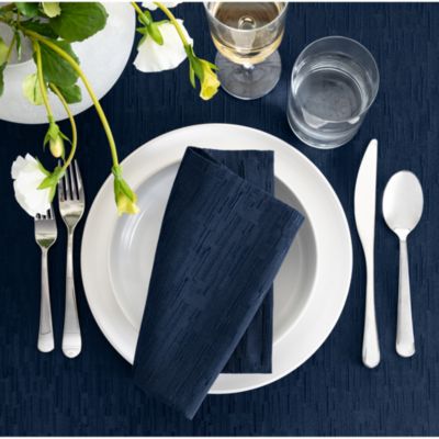 Continental Solid Texture Water and Stain Resistant Table Linen Collection