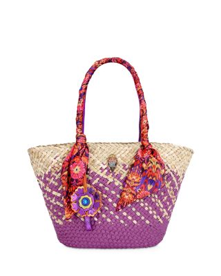 KURT GEIGER LONDON - MW Raffia Basket Tote