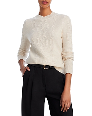 Aqua Cashmere Cable Knit Sweater - 100% Exclusive In Oatmeal