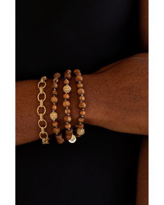 Cleopatra Hammered Small Link Bracelet