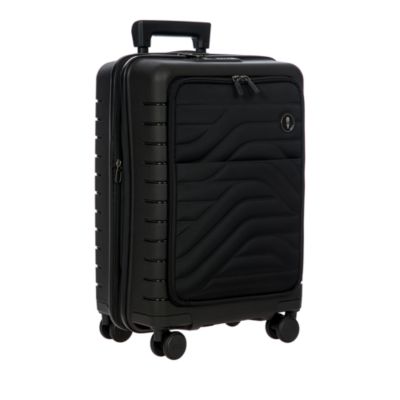 By Ulisse 21" Expandable Carry On Spinner Suitcase with Pocket