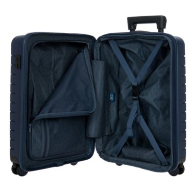 By Ulisse 21" Expandable Carry On Spinner Suitcase with Pocket