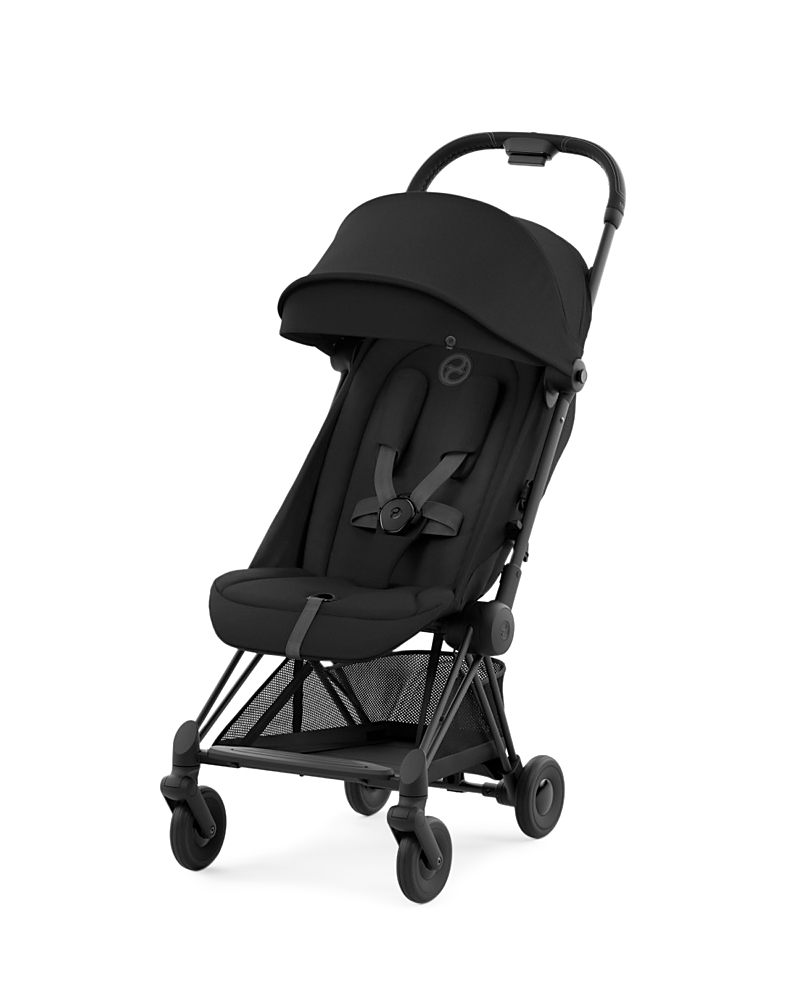 Cybex Coya Compact Lightweight Travel Ready Stroller in Matte Black