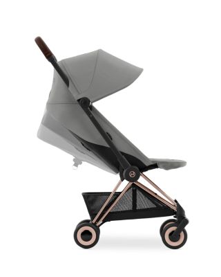COYA Compact Lightweight Travel Ready Stroller in Rose Gold 