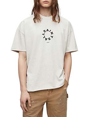 ALLSAINTS KAYDEN OVERSIZED CREW NECK LOGO T-SHIRT