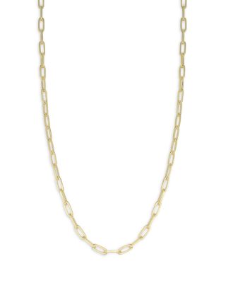 Milanesi And Co - 18K Gold Plated Sterling Silver Paperclip Chain Necklace