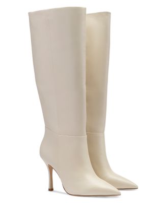 Larroudé - Women's Kate Pointed Toe Tall High Heel Boots