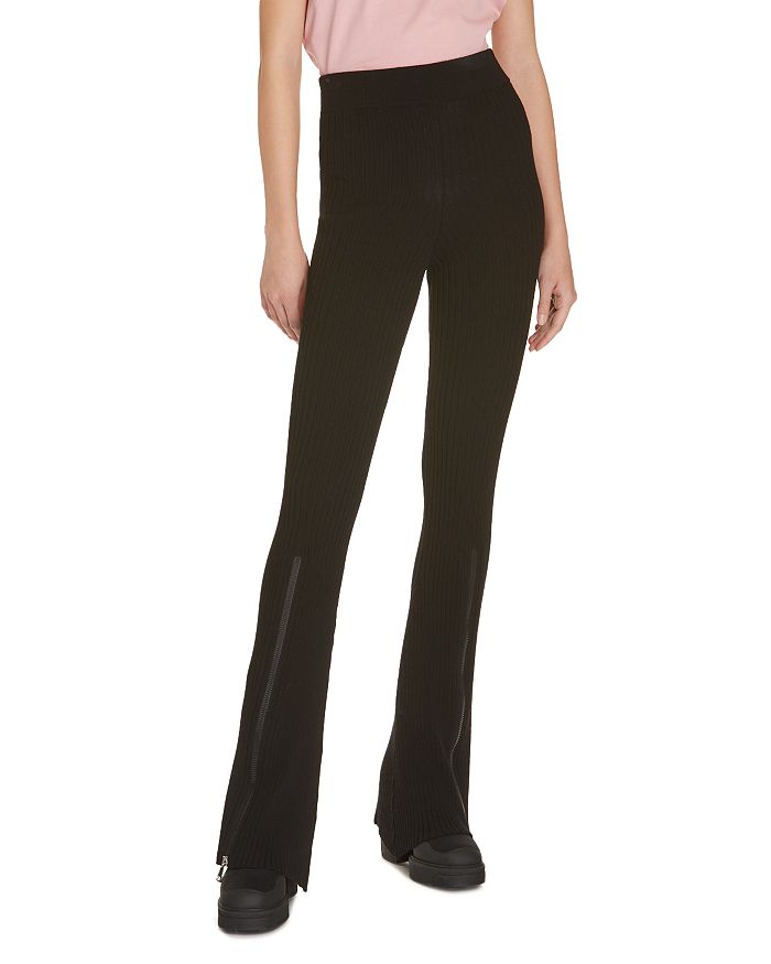 Moncler Ribbed Knit Flare Pants Bloomingdale's