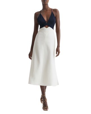 REISS - Ella Color Blocked Strappy Dress
